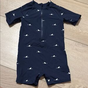 Navy Blue Kids Swim rashguard